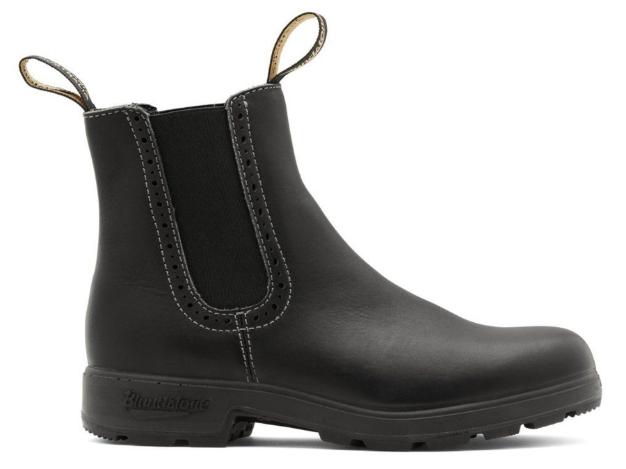 Women Blundstone | Blundstone 1448 - Women'S Series Hi Top Black Leather Boot