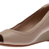 Women Clarks | Mallory Charm Blush Leather Pump