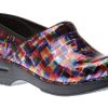 Women Dansko | Professional Colour Block Patent Clog