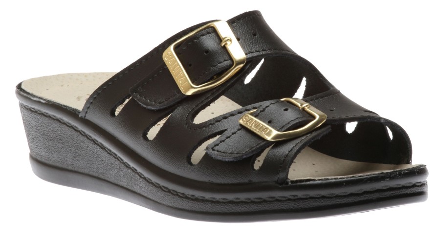 Women Lady Diana | Sandal Black