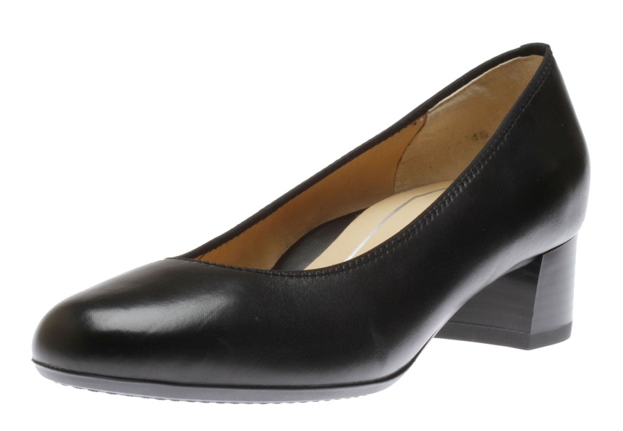 Women Ara | Vivian Black Leather Pump