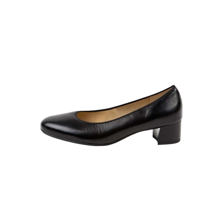 Women Ara | Vivian Black Leather Pump