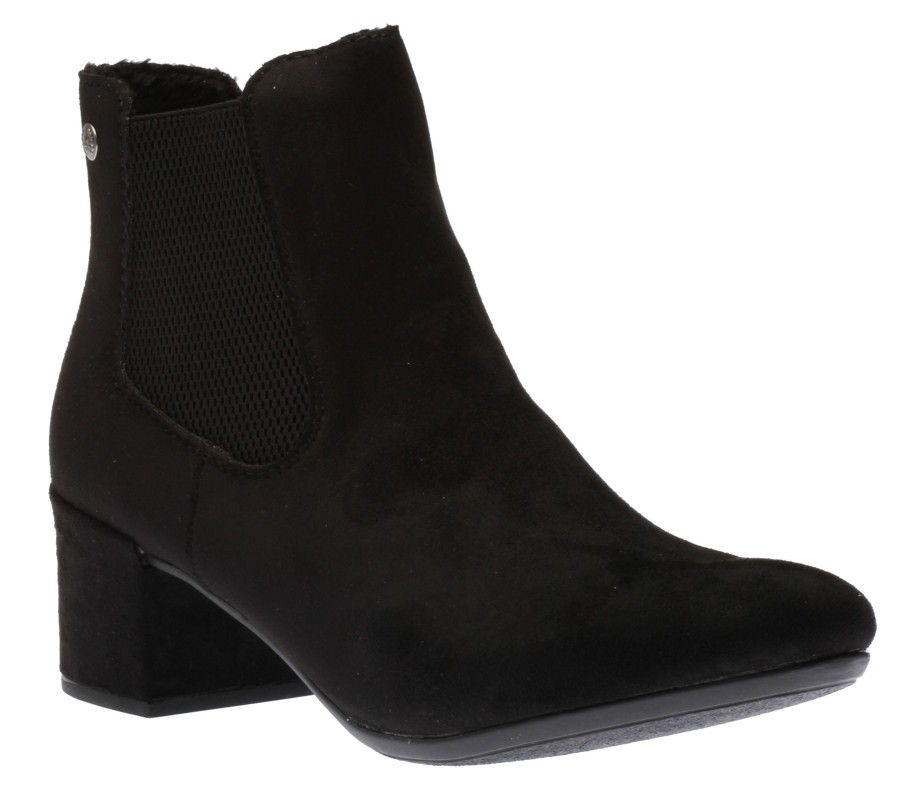 Women Rieker | Microstretch Black