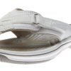 Women Clarks | Breeze Sea White Thong Sandal