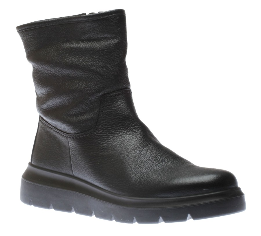 Women Ecco | Nouvelle Zip Black