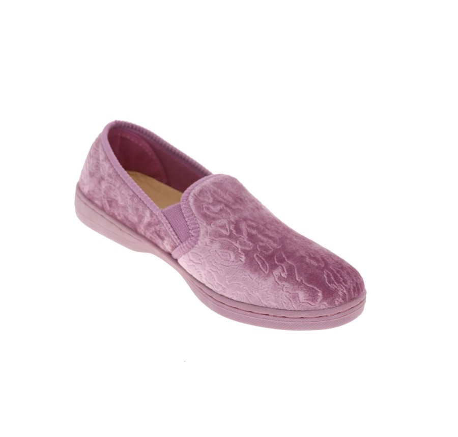 Women Foamtreads | Debbie 2 Dusty Rose Slip-On Slipper