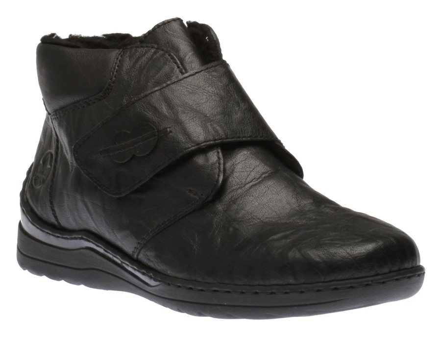 Women Rieker | Massa Velcro Black