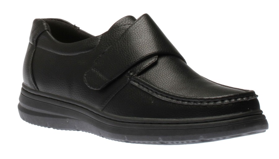 Men Collexion Italy | Casual Velcro Black