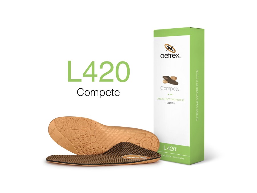 Accessories Aetrex | L420 Men'S Compete Posted Orthotics