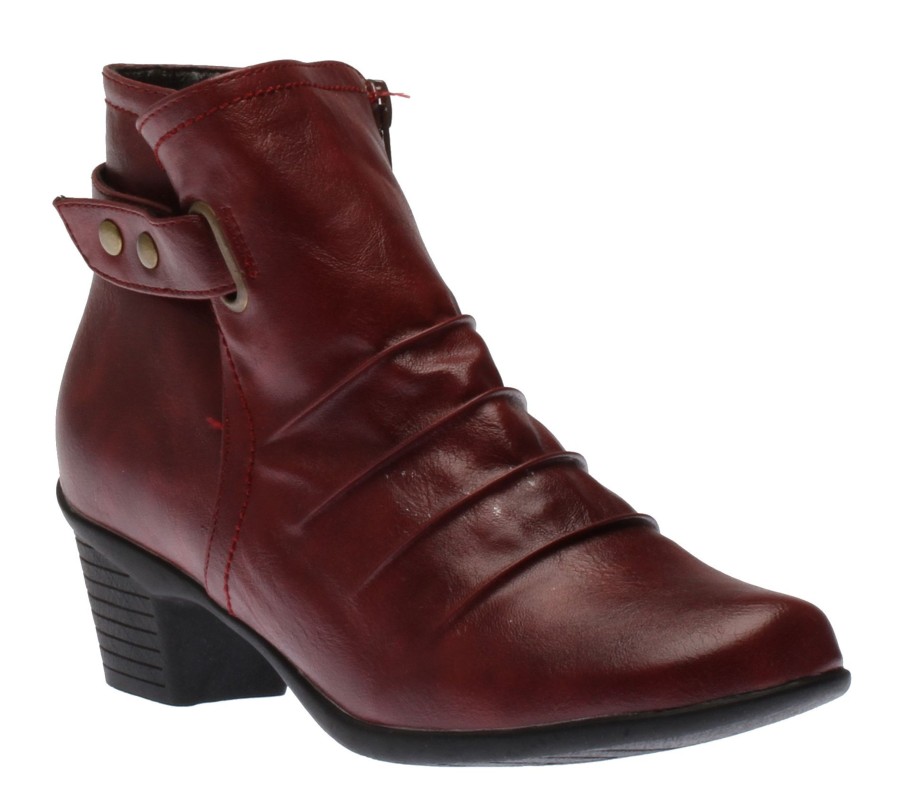 Women Ortho Flex | Dress Boot Sz Wine