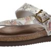 Women Mephisto | Helen Plus Wide Width Beige Pompei Thong Sandal