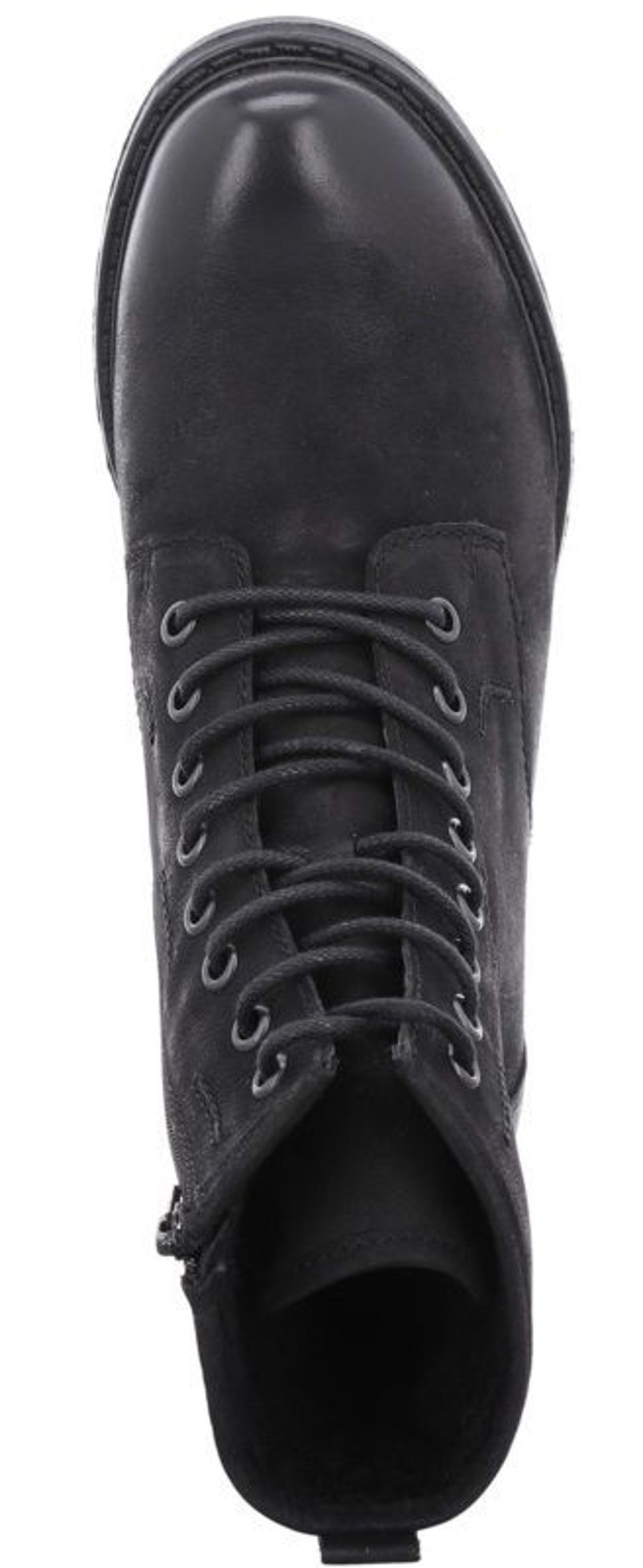 Women Josef Seibel | Selena 06 Black Leather Lace-Up Ankle Boot