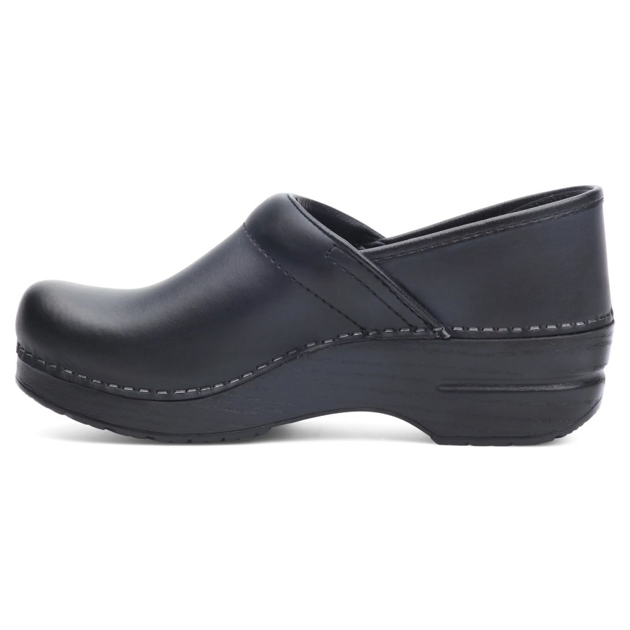 Women Dansko | Professional Black Box Clog (Wide Width)