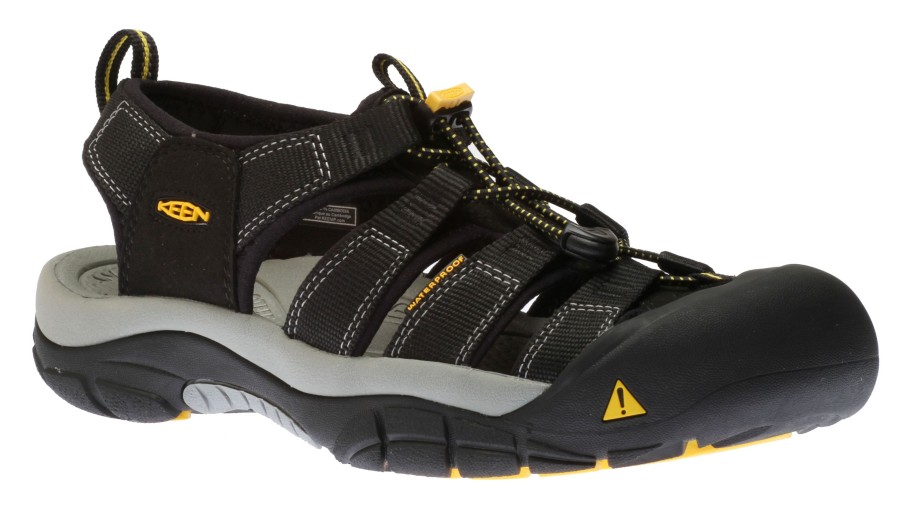 Men Keen | Newport H2 Black Hiking Sandal