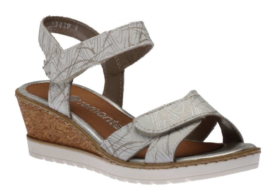 Women Remonte | Sandal White Kombi