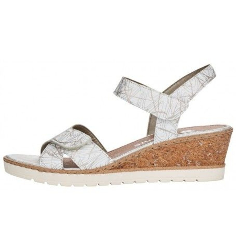 Women Remonte | Sandal White Kombi