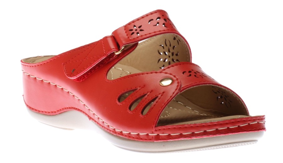 Women Stefannia Italy | Slide Red