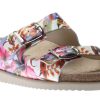 Women Mephisto | Harmony Floral Multicolour Slide Sandal