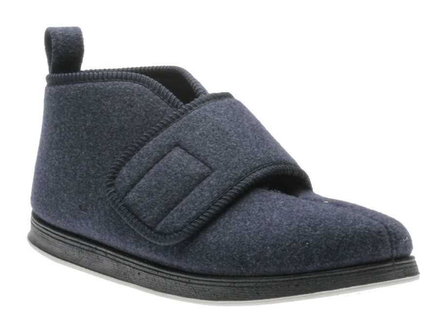 Women Foamtreads | Comfortl Navy Wool Slipper