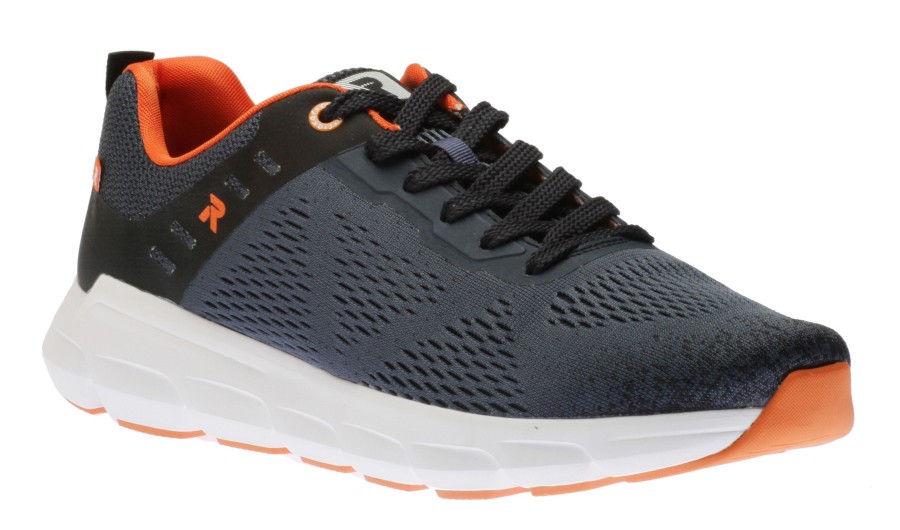 Men R EVOLUTION | Sportec13 Blue Orange Lace-Up Walking Shoe