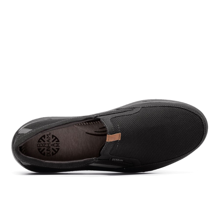 Men Dunham | Fitsync Black Slip-On Loafer