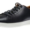 Men Cole Haan | Grandpru00F8 Blue Leather Lace-Up Tennis Sneaker