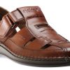 Men Rieker | Clarino Brown Leather Fisherman Sandal