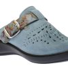 Women Romika | Korsika 345 Light Blue Nubuck Leather Clog