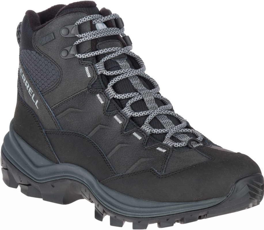 Men Merrell | Thermo Chill Mid Black Waterproof Boot