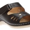 Women Stefannia Italy | Slide Black