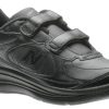 Women New Balance | Ww577Vk Black Leather Velcro Walking Shoe