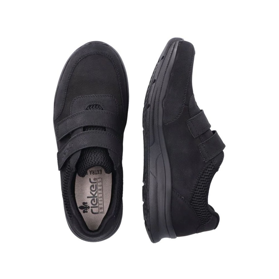 Men Rieker | Nablus Velcro Black