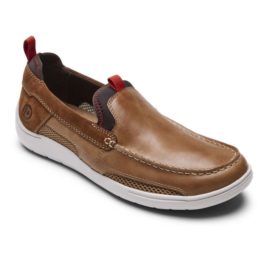 Men Dunham | Fitsmart Tan Leather Loafer