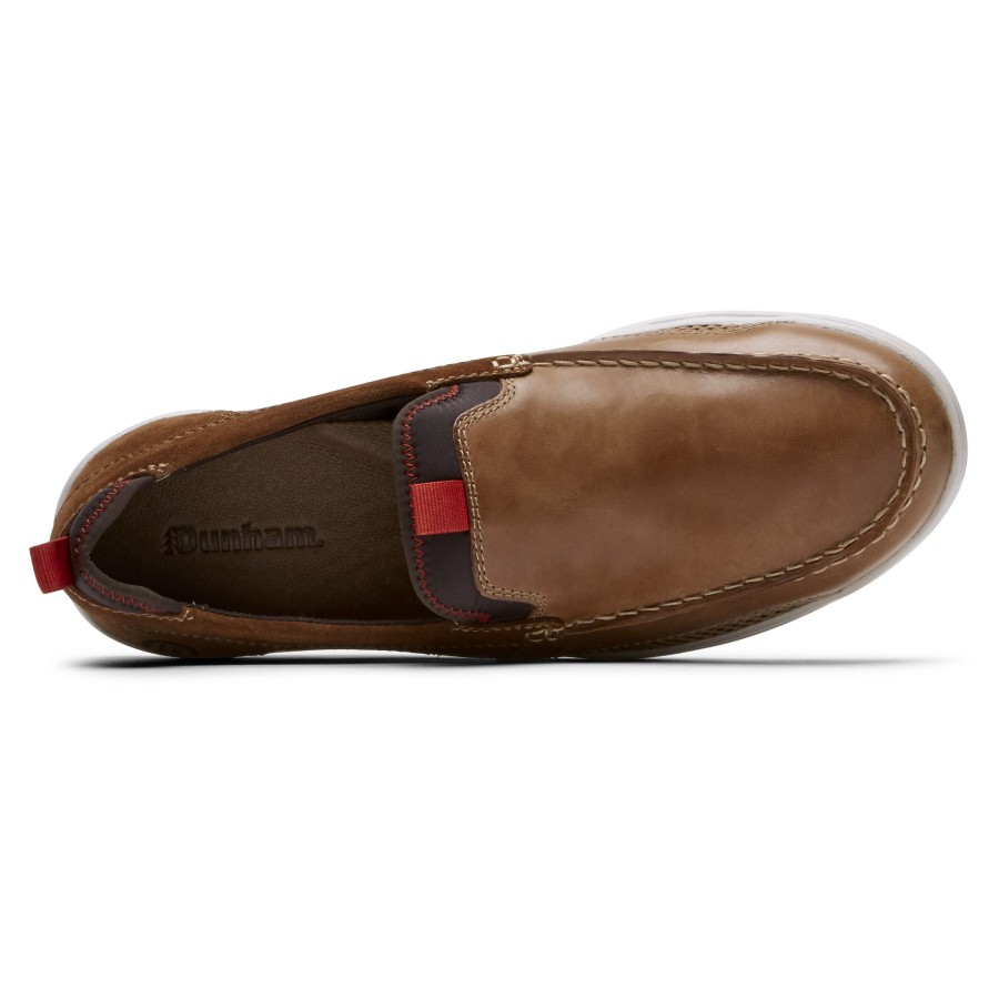 Men Dunham | Fitsmart Tan Leather Loafer