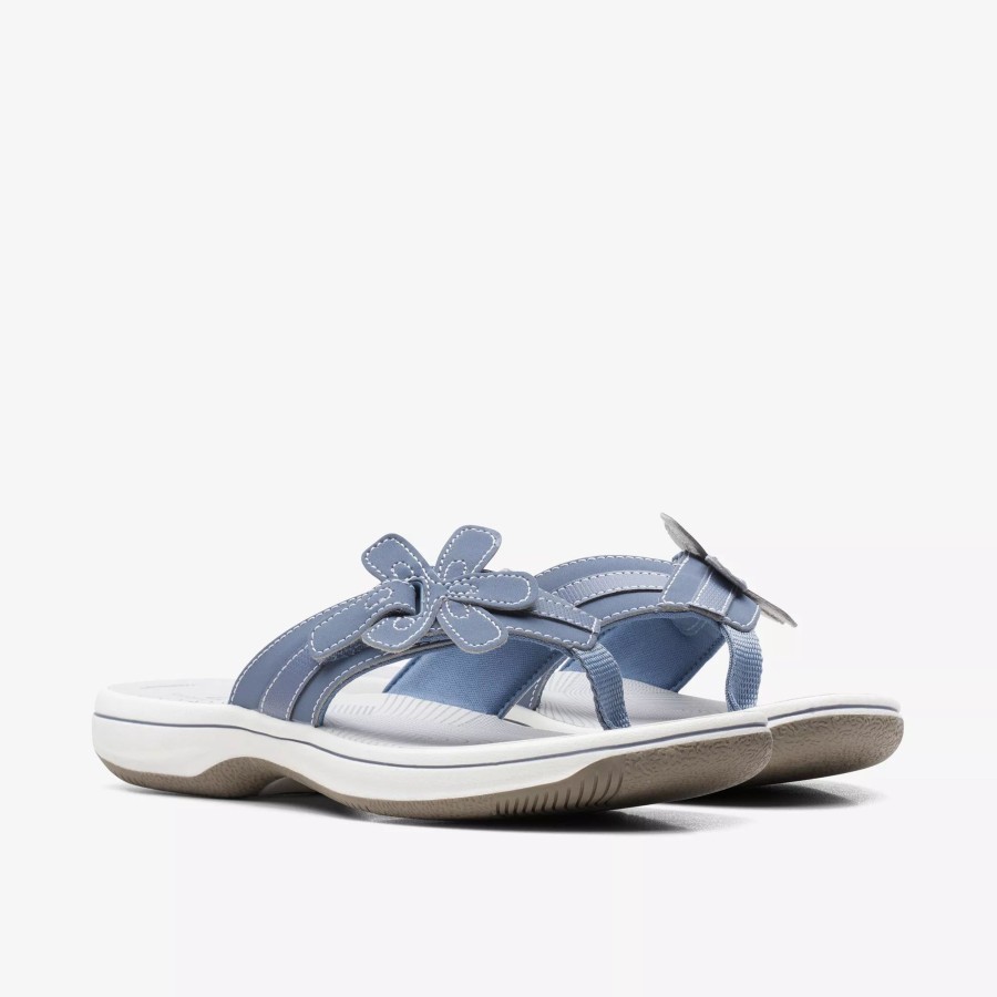 Women Clarks | Brinkley Flora Blue