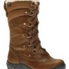 Women Timberland | E K Mid Wp Tobacco