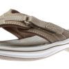 Women Clarks | Breeze Sea Taupe Thong Sandal