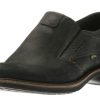 Men Ecco | Turn Black Leather Gore-Tex Waterproof Slip-On Shoe