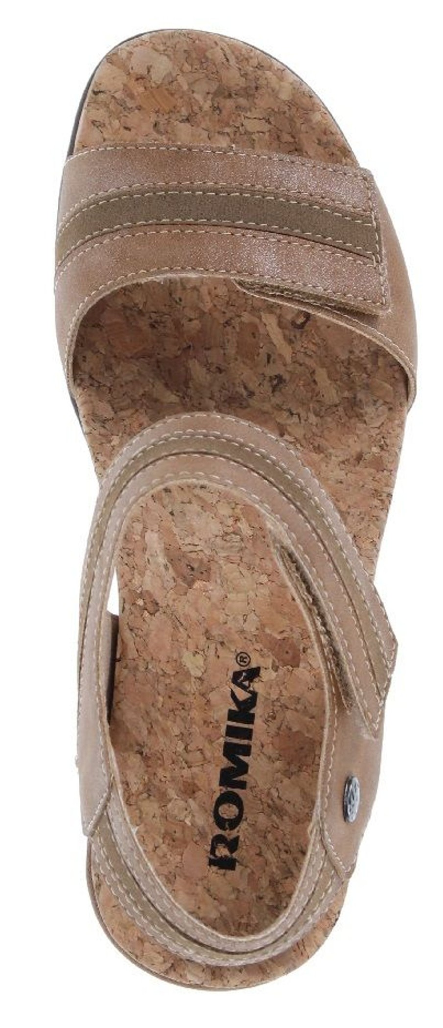 Women Romika | Calgary 03 Tan Brown Wedge Sandal