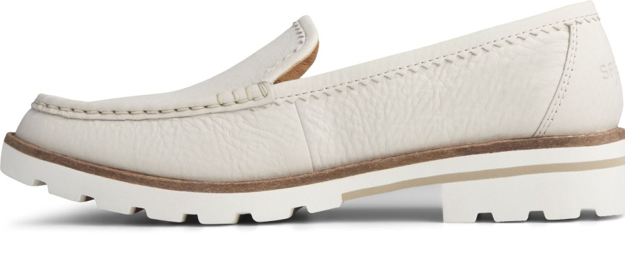 Women Sperry | Ao Lug Loafer Ivory