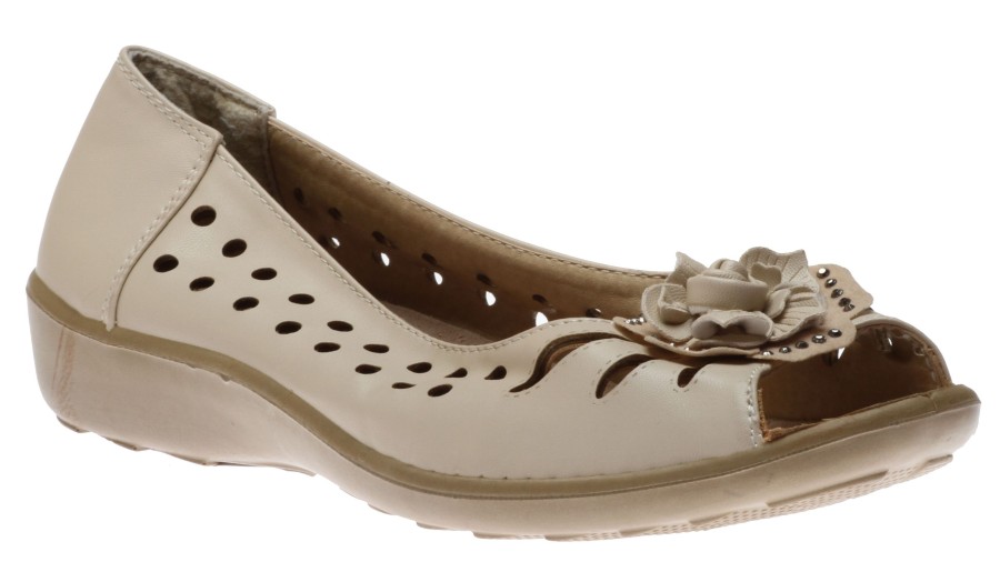 Women Soleflex Italy | Shoe Beige