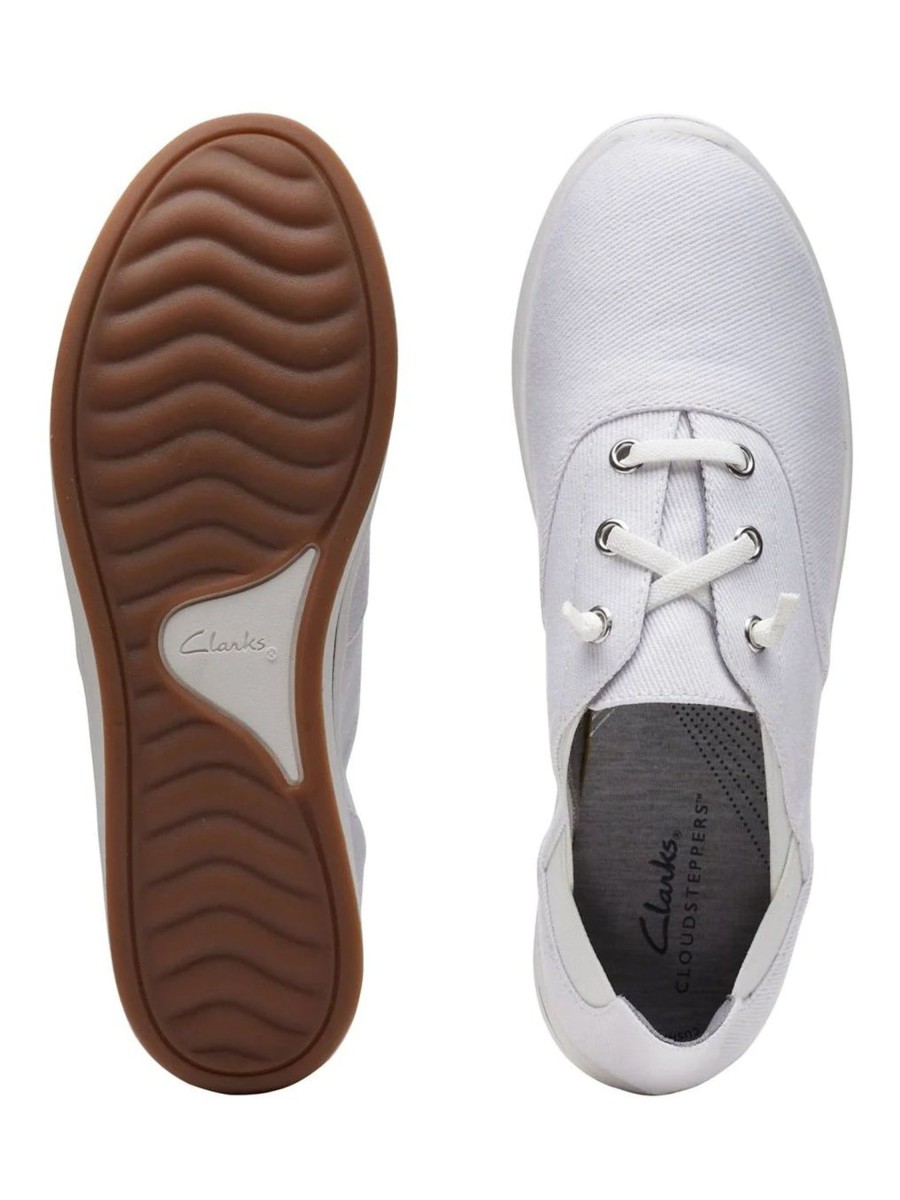 Women Clarks | Breeze Ave White