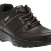 Men Rockport | Xcs Spruce Peak Black Waterproof Leather Lace-Up Walking Shoe