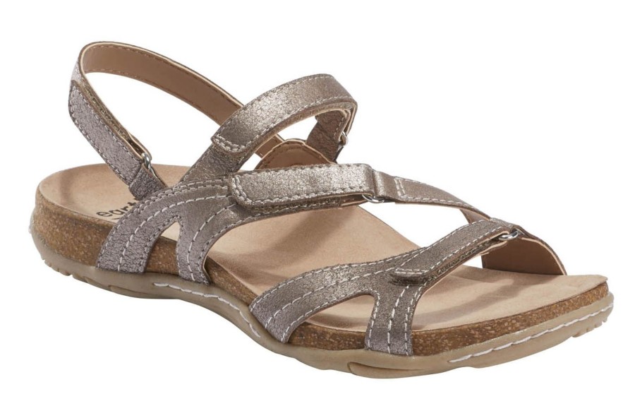 Women Earth | Sand Oahu Metal Alloy Strappy Sandal