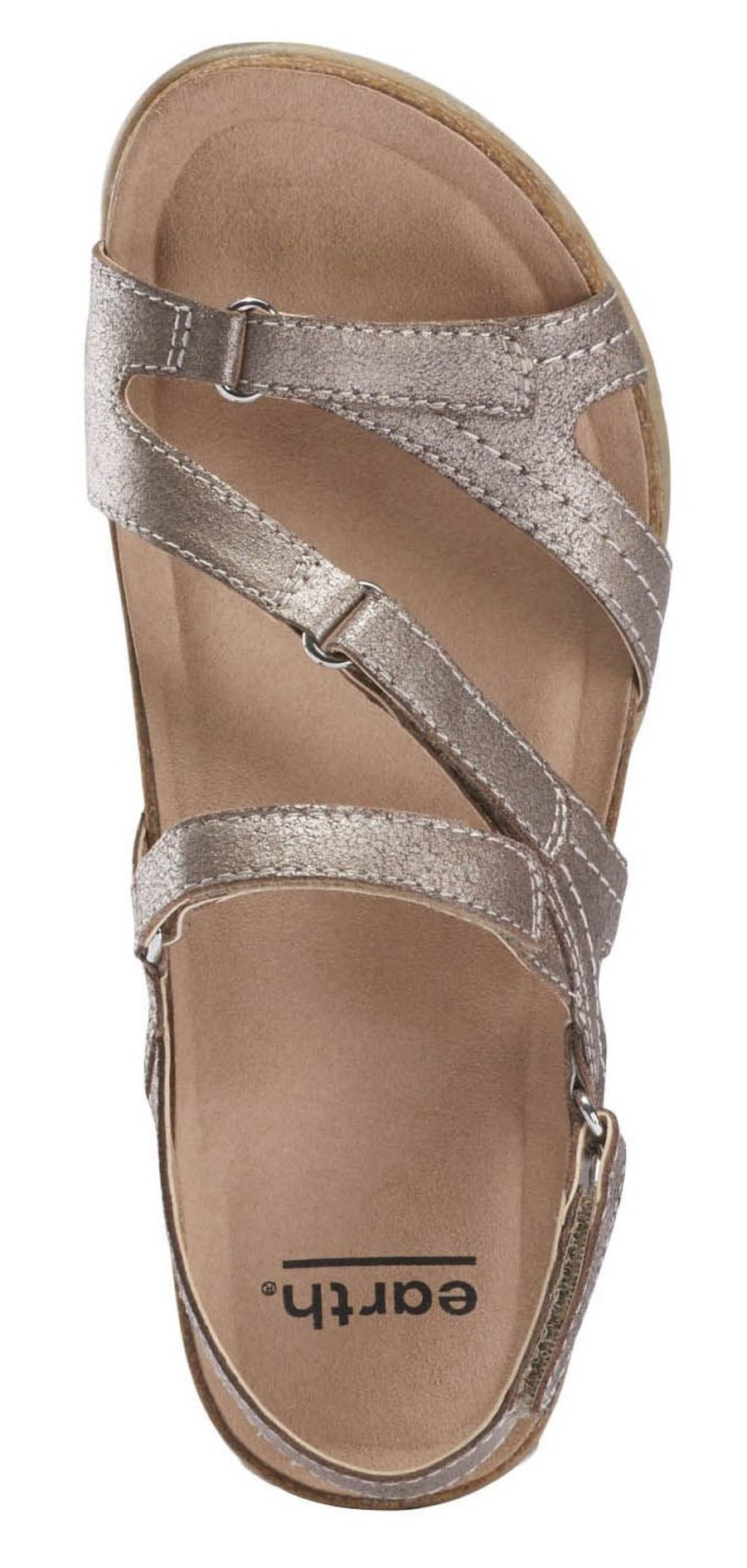 Women Earth | Sand Oahu Metal Alloy Strappy Sandal