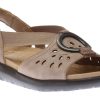 Women Earth | Talia Coco Taupe Nubuck Sandal