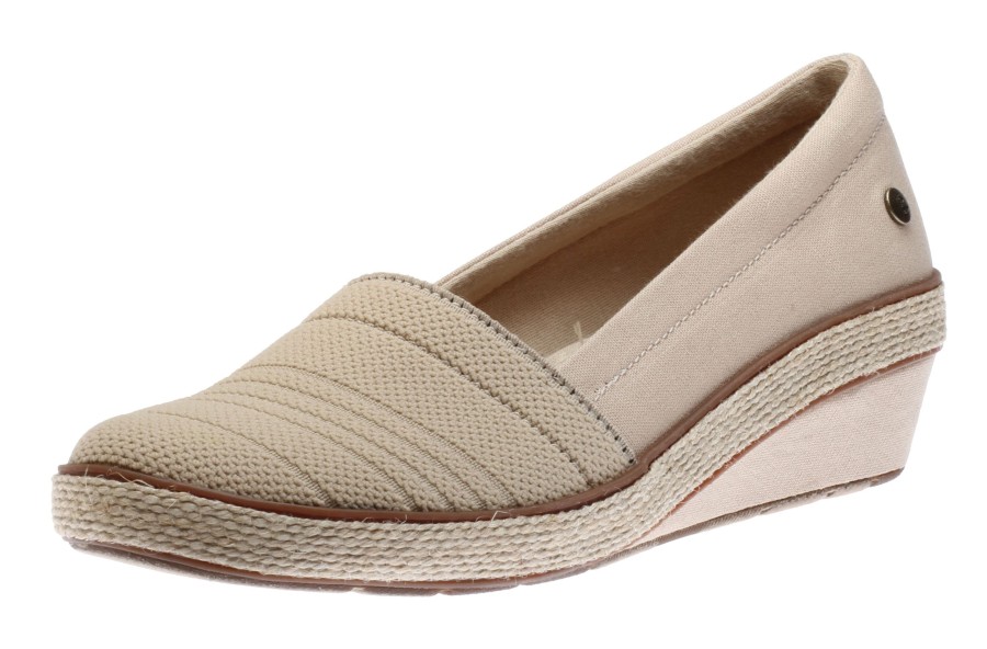 Women Grasshoppers | Quinn Stone Wedge Loafer