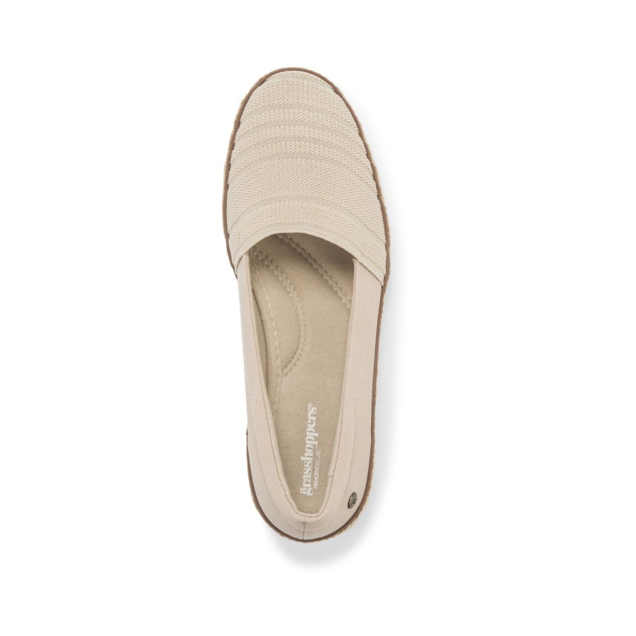 Women Grasshoppers | Quinn Stone Wedge Loafer