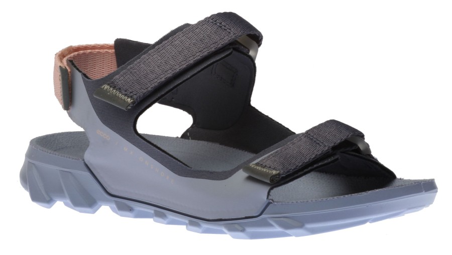 Women Ecco | Mx Onshore Eventide Purple 3-Strap Water Friendly Sport Sandal