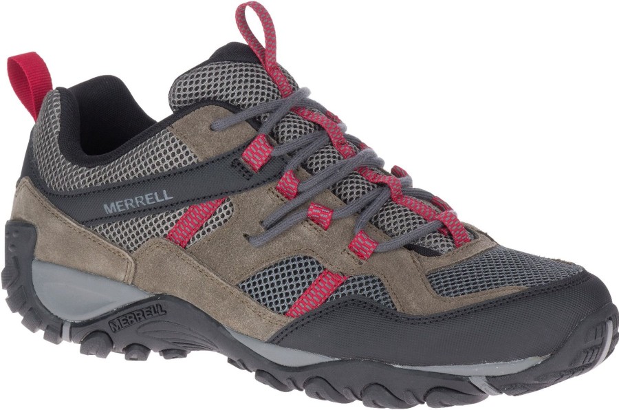 Men Merrell | Kayenta Pewter Hiking Shoe